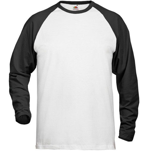 Camiseta Baseball Bicolor M.Larga Hombre Frontal